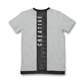 086 | Slogan Print T-shirt